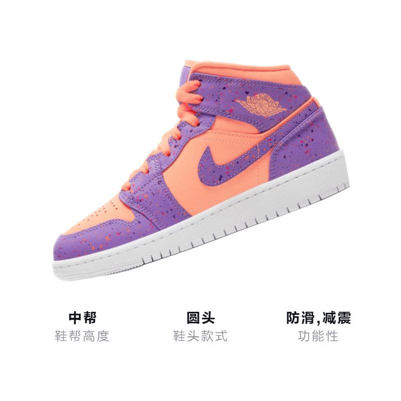 Jordan Air Jordan 1 Mid Atomic Pulse GS — фото 2