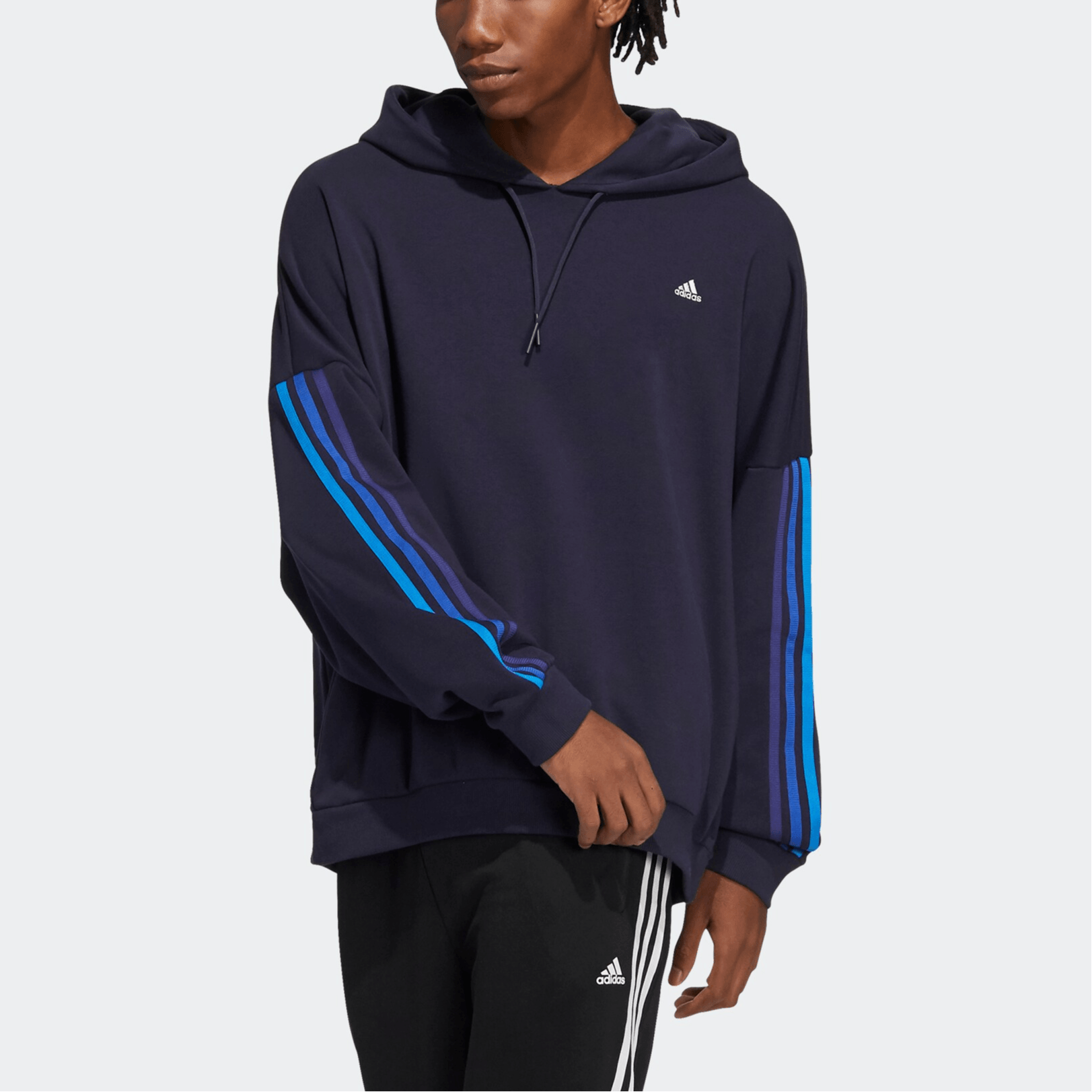 Adidas Hoodie Ink Blue — фото 3