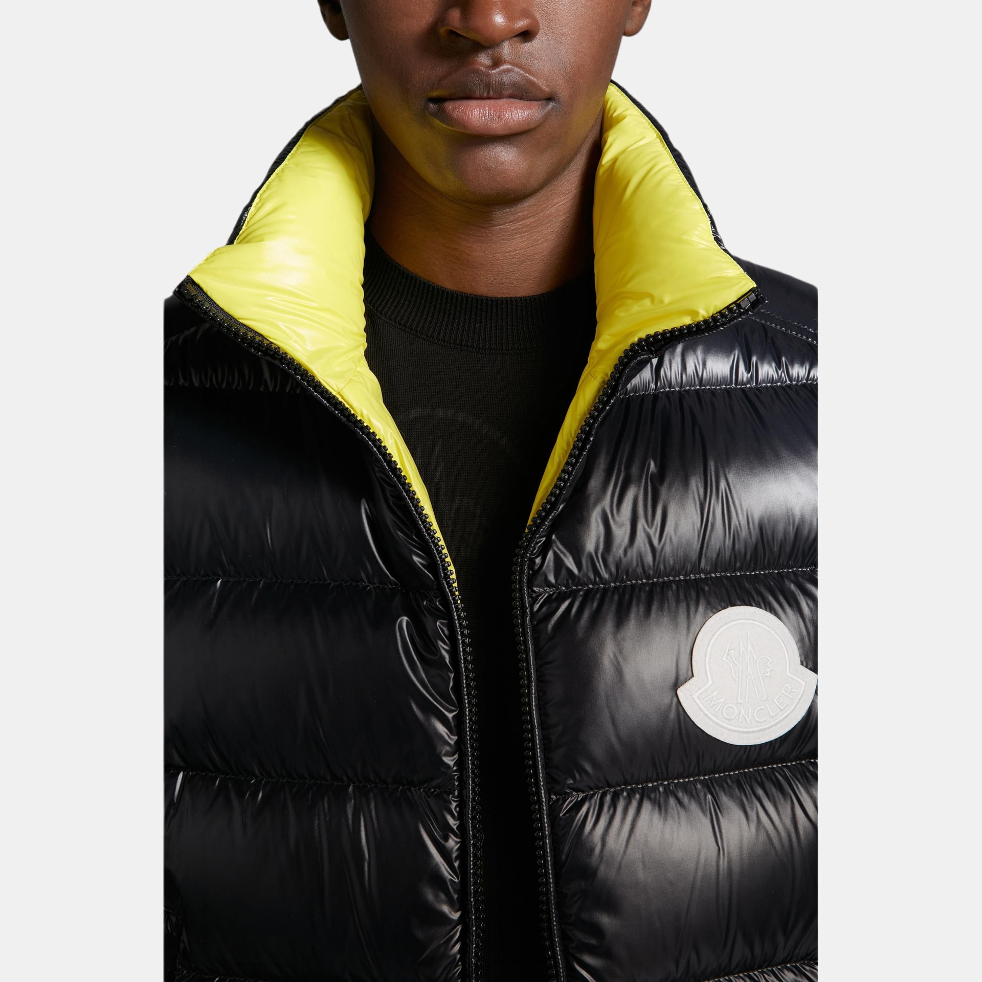 Moncler SS24 Black Vest — фото 4