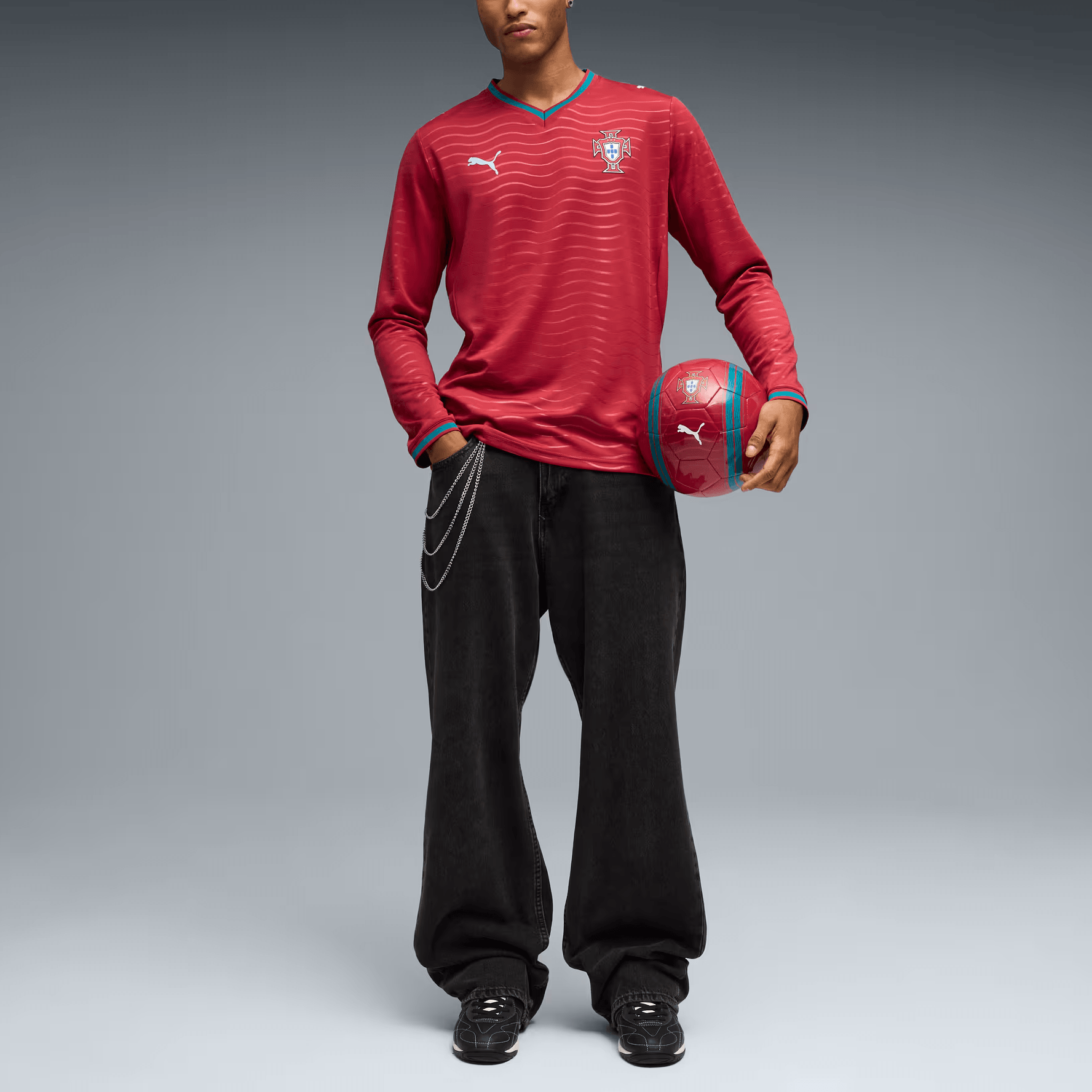 Puma Portugal 2026 Long Sleeve Home Replica Jersey V — фото 6