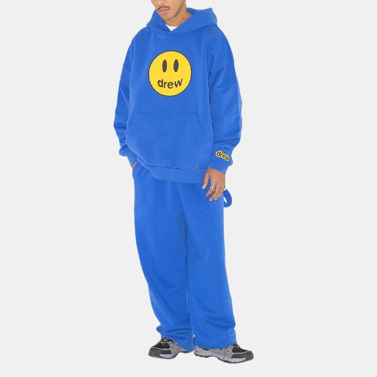 Drew House SS23 Mascot Oversized Hoodie - Mascot Royal Blue — фото 3