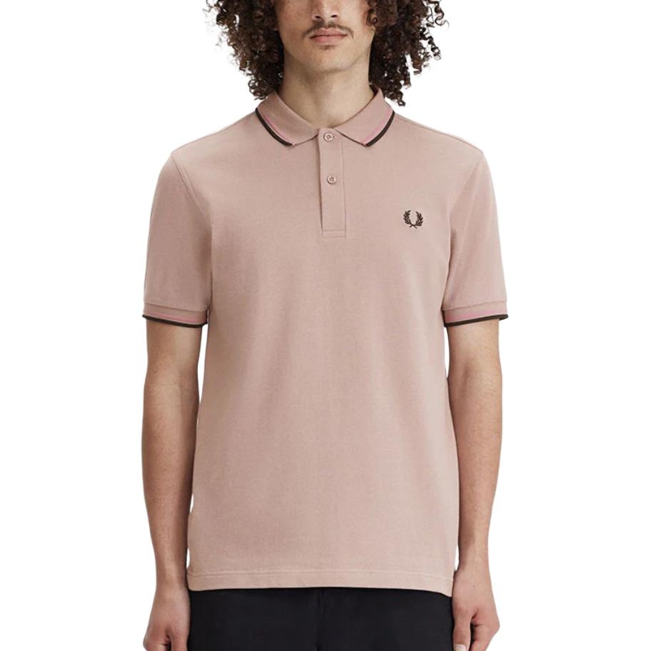 Fred Perry Polo Shirt Deep Pink — фото 3
