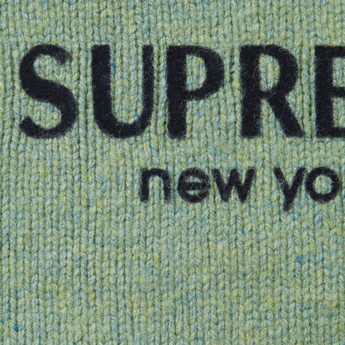 Supreme Flocked Logo Sweater — фото 3