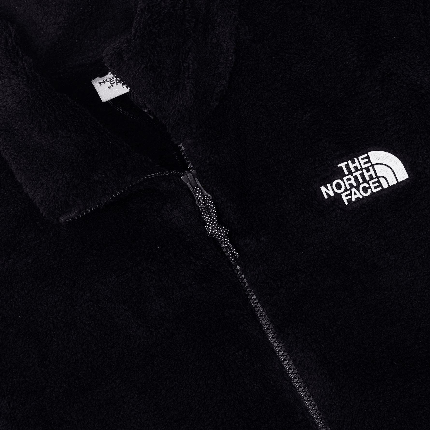 The North Face Comfy Alpha Fleece Zip Up Black — фото 4