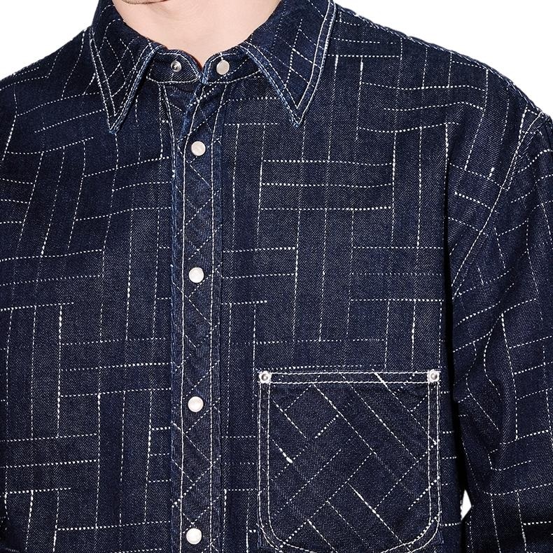 Kenzo Weave Long Sleeve Shirt — фото 5