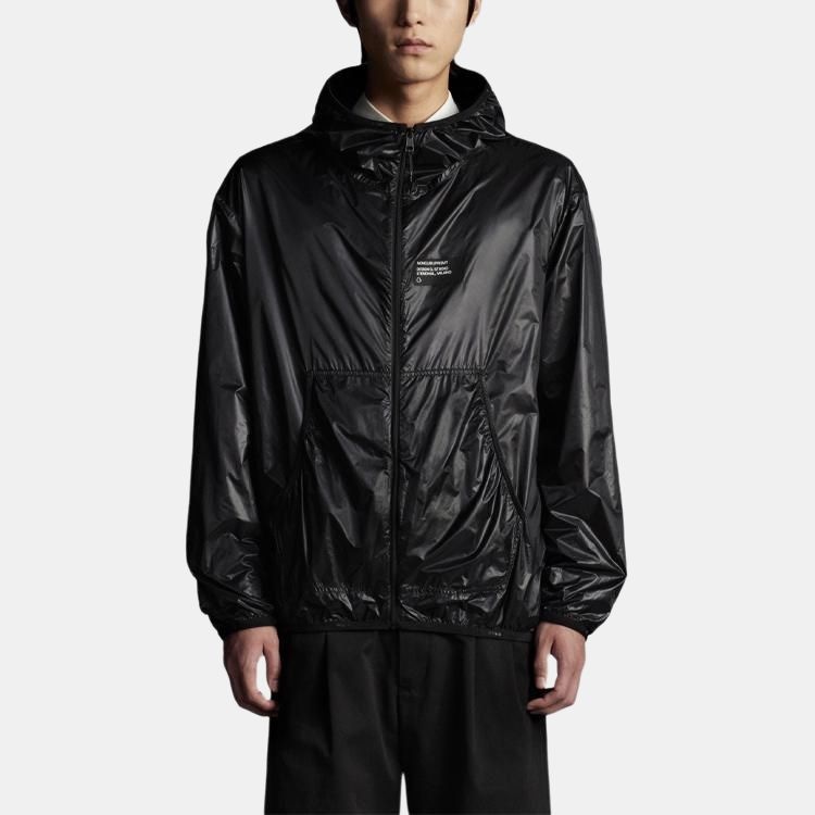 MONCLER GENIUS Moncler x Fragment Black Hooded Jacket — фото 1