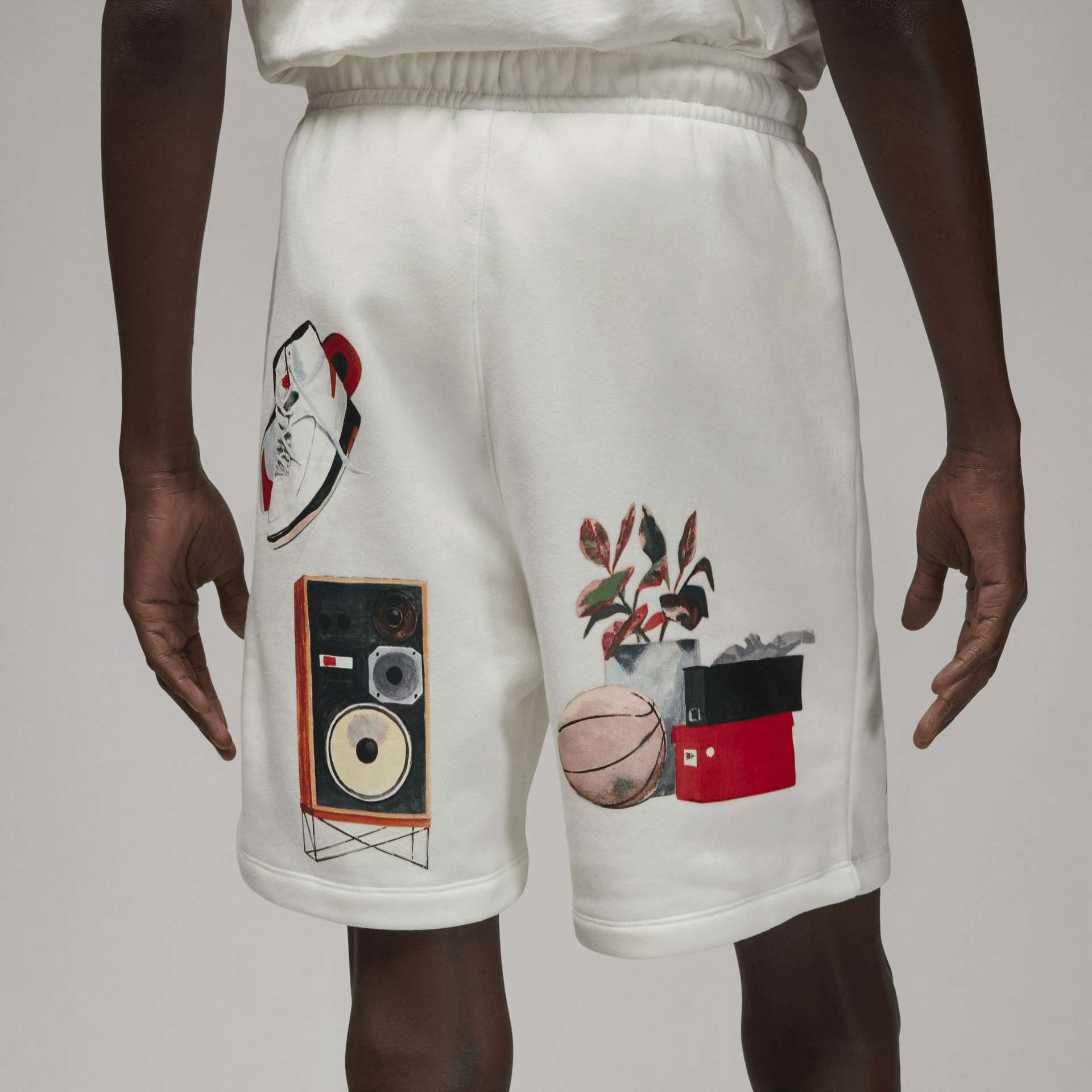 Jordan Fit White Shorts — фото 4