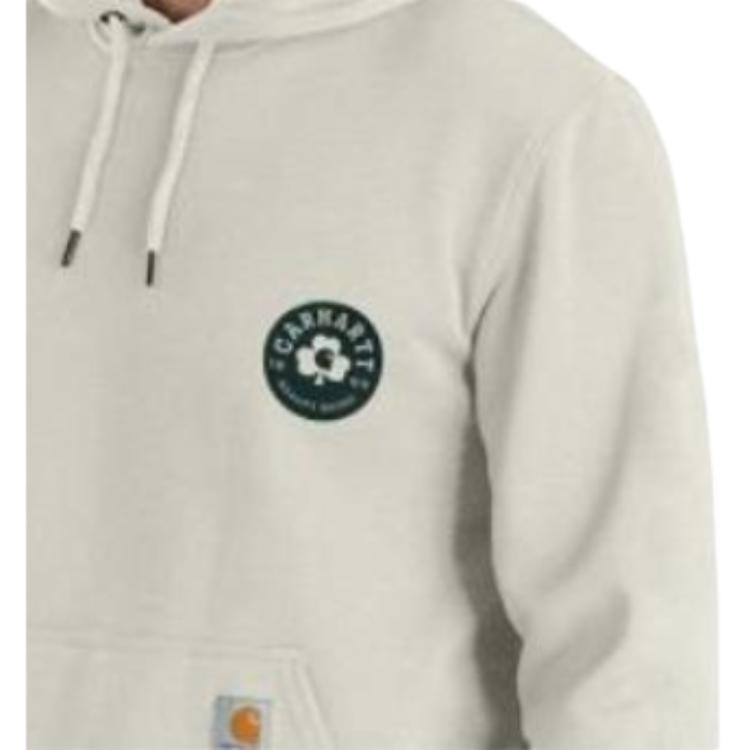 Carhartt 107240 Loose Fit Midweight Hooded Shamrock Back Graphic — фото 3