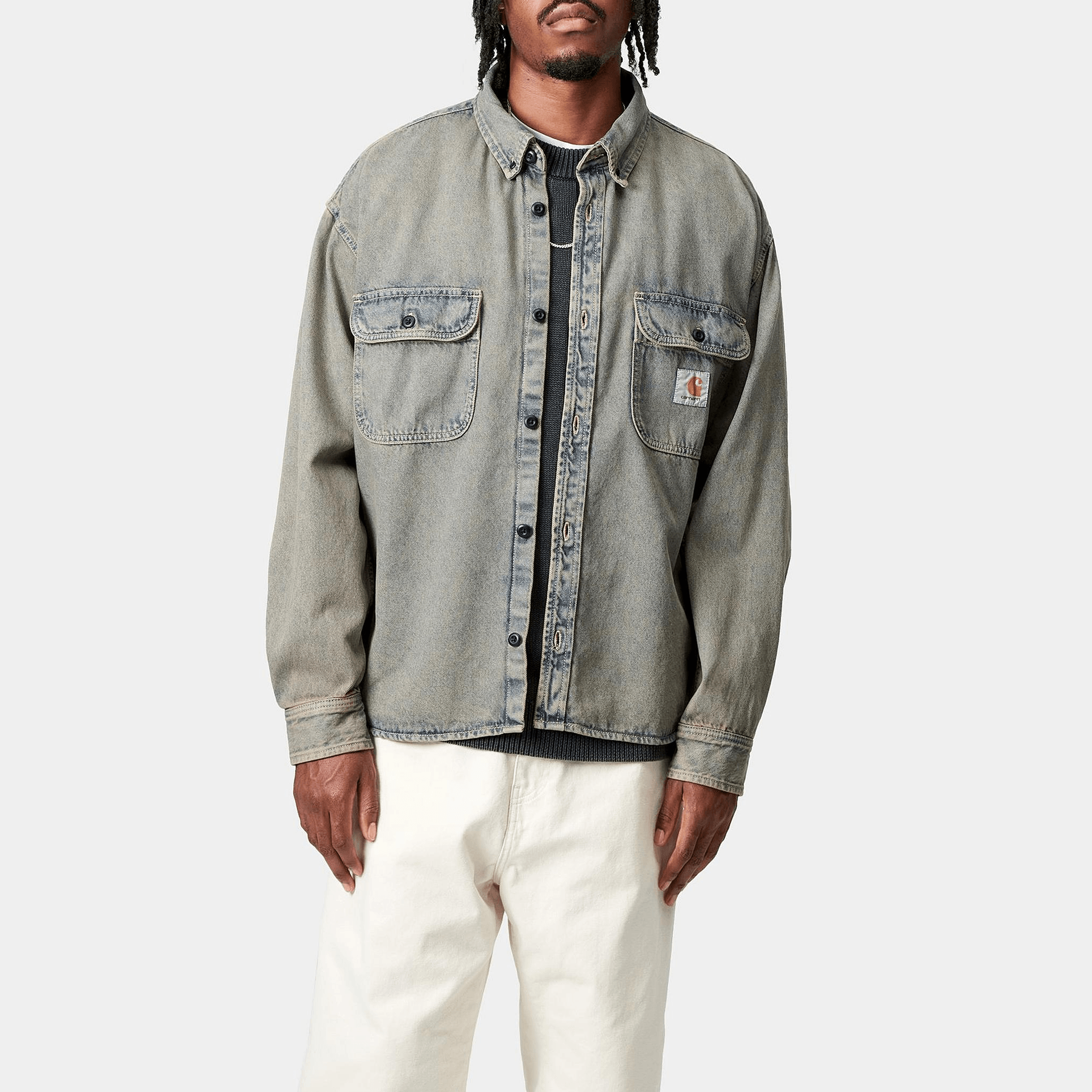 Carhartt WIP Square Label Denim Jacket — фото 2