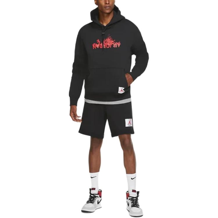 Jordan AJ4 Hoodie Black — фото 2