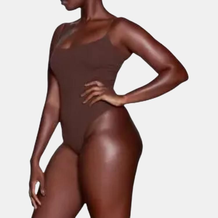 Skims Flts Everybody Caml Bodysuit Cocoa — фото 2