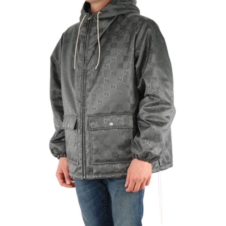 Gucci Off The Grid Zip Hoodie Grey — фото 4