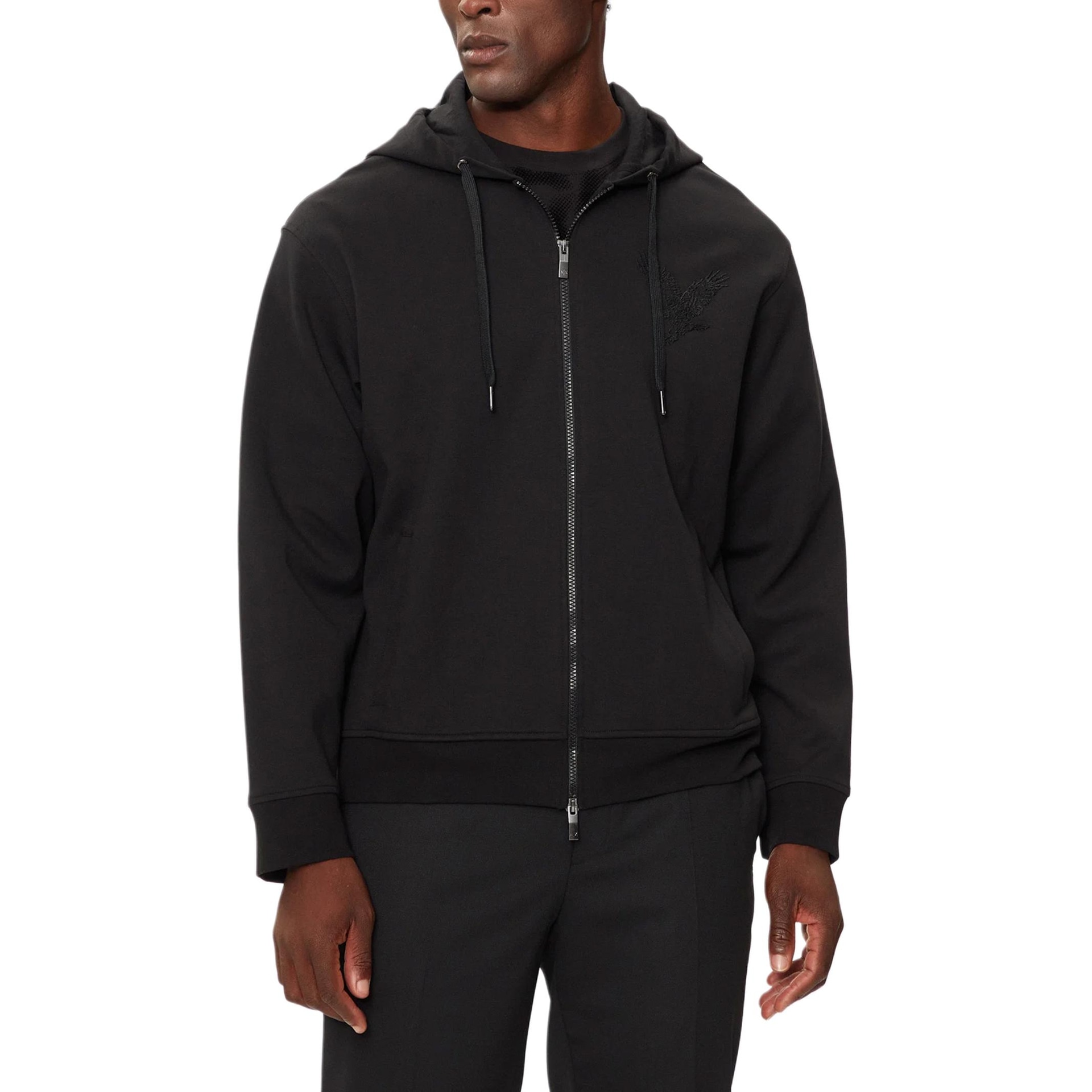 Armani Exchange Hoodie Black — фото 2