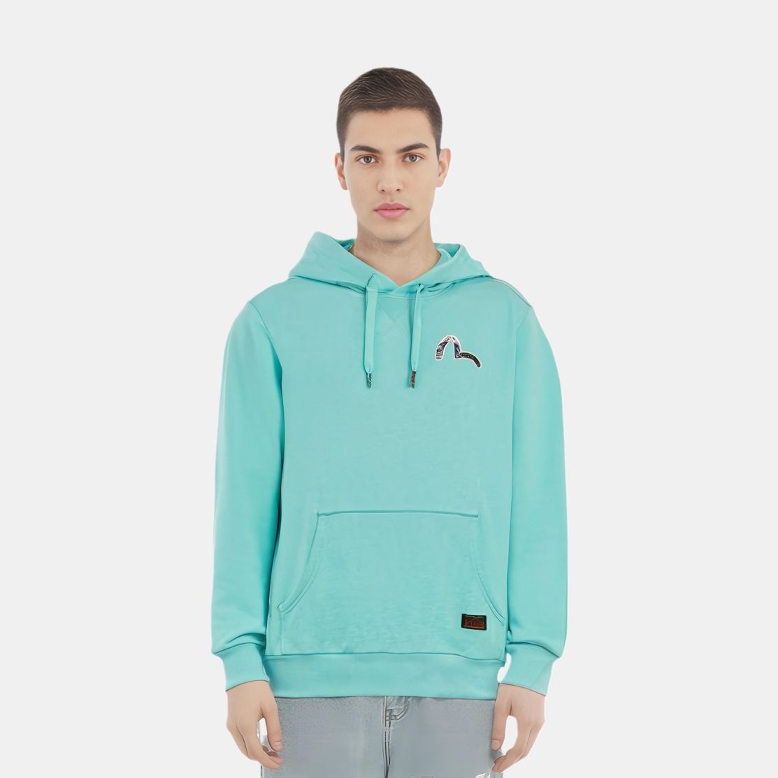 Evisu Mt. Fuji Hoodie Light Blue — фото 2