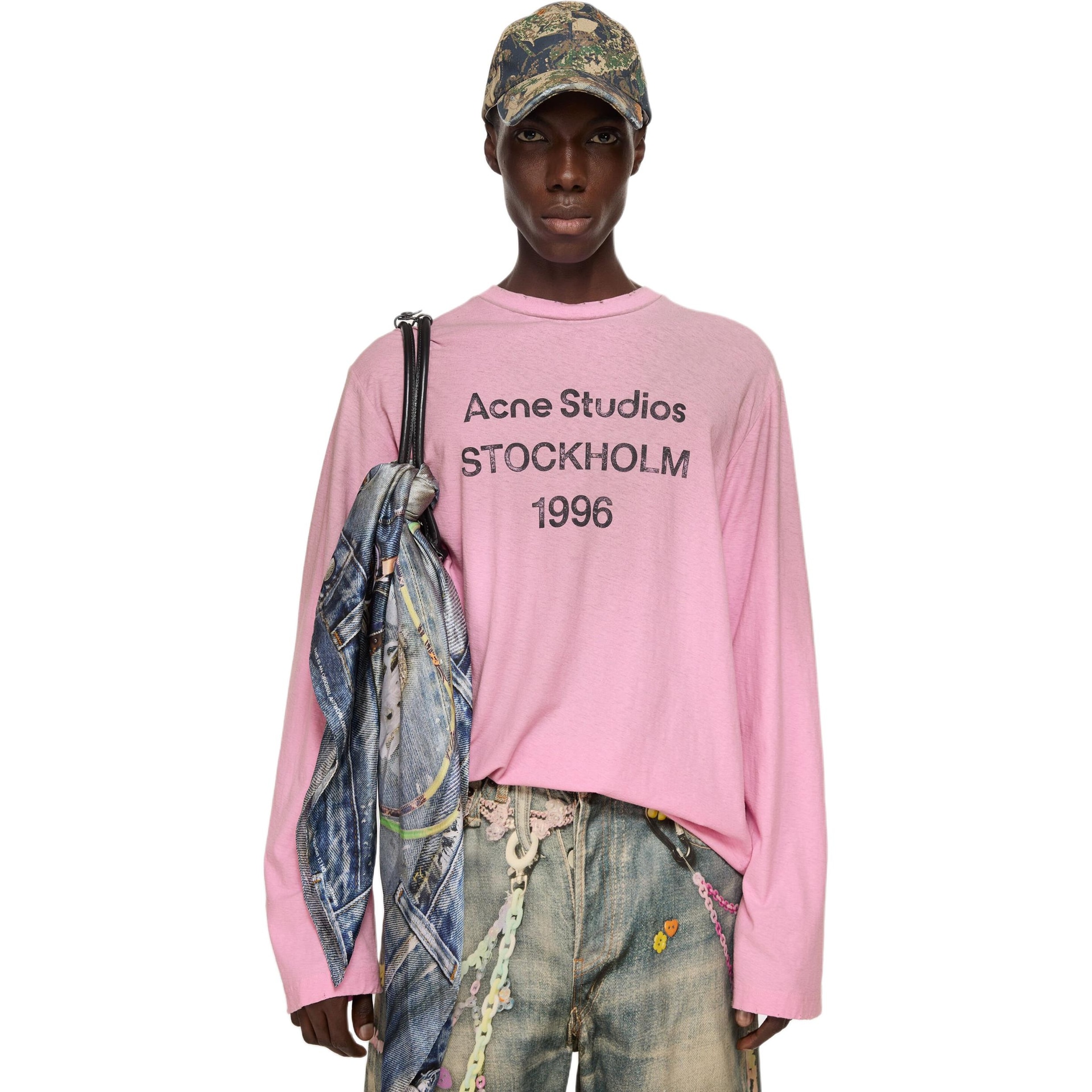 Acne Studios Футболка (Арт. CL0197-PINK) — фото 7