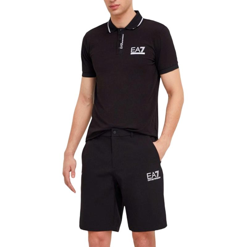 Emporio Armani EA7 Black Shorts — фото 3