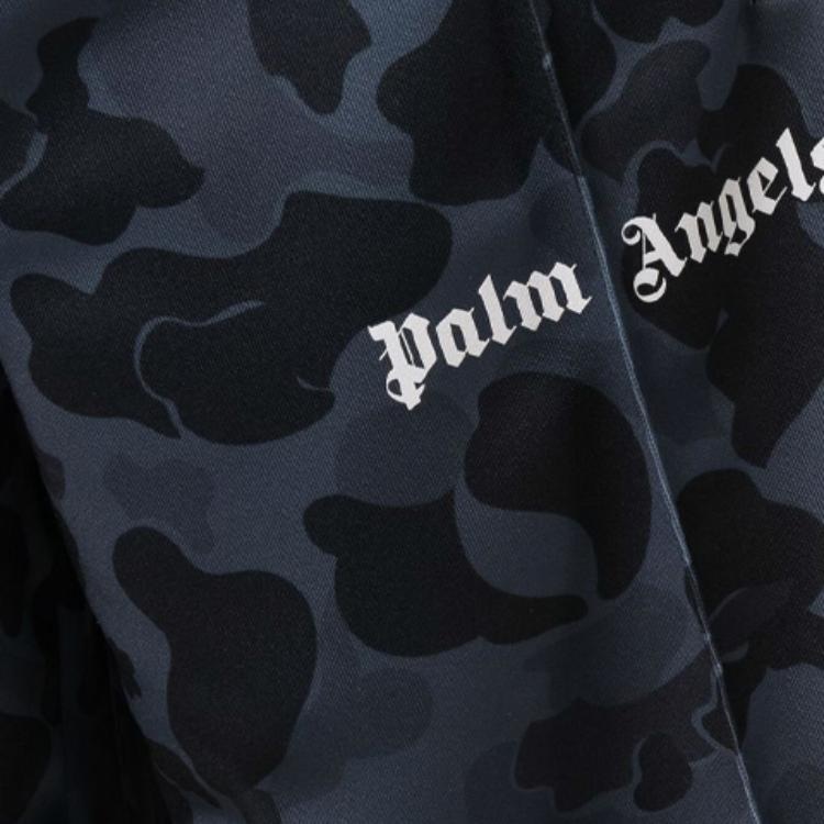 Palm Angels Camo Print Shorts Black — фото 4