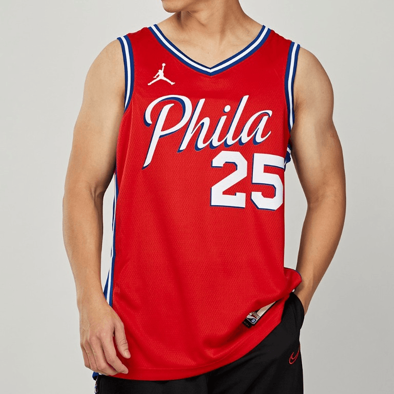 Jordan 76ers Simmons 25 Jersey — фото 3
