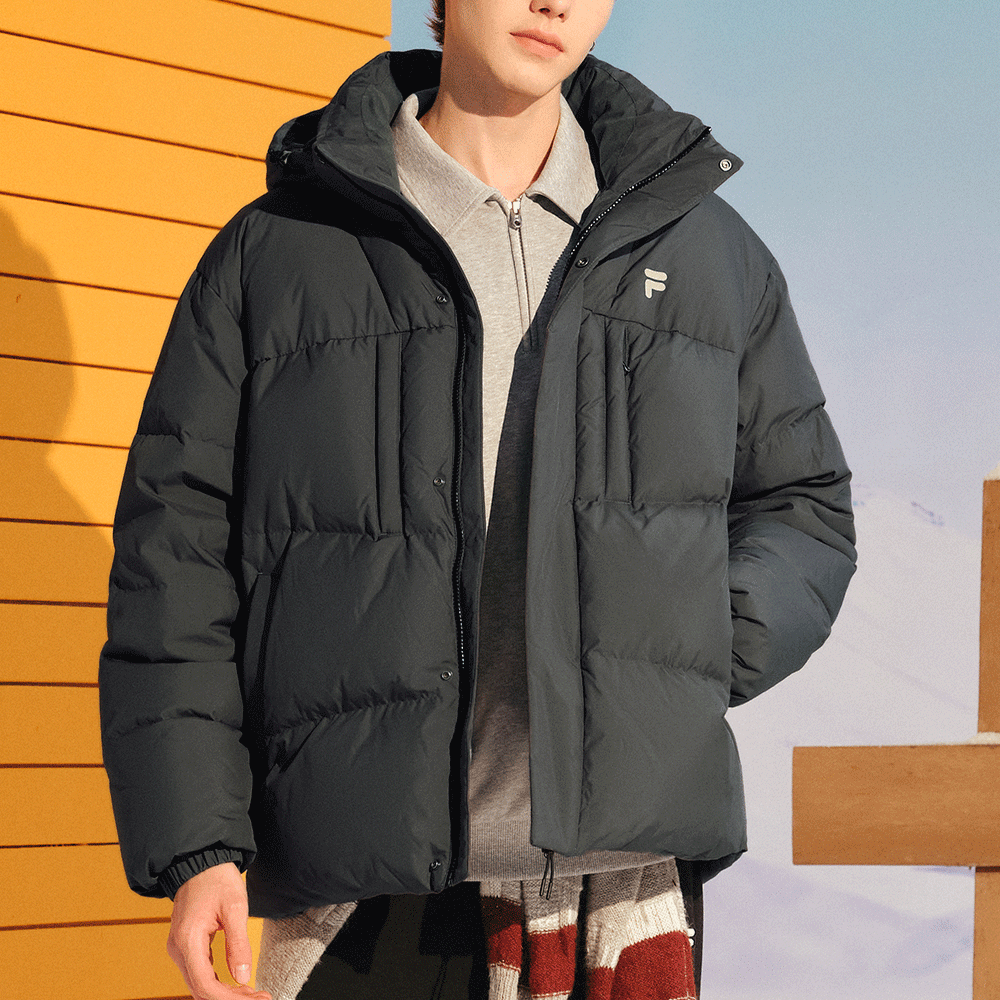 FILA Fusion FOB Down Jacket Gray — фото 5