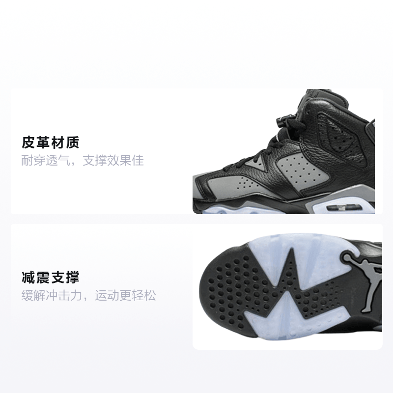 Jordan Air Jordan 6 Retro Cool Grey GS — фото 1