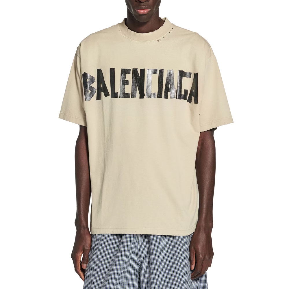 Balenciaga T-Shirt Beige — фото 11
