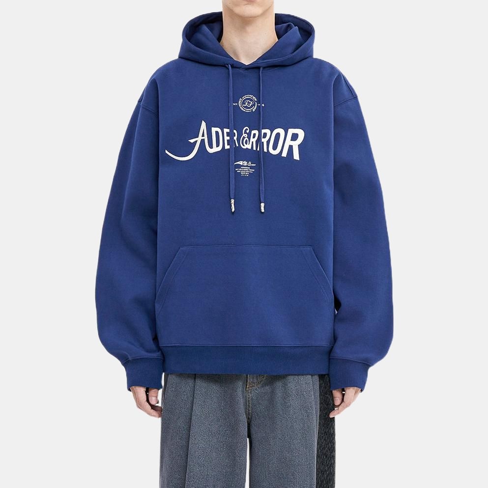Ader Error FW22 Printed Hoodie Blue — фото 3