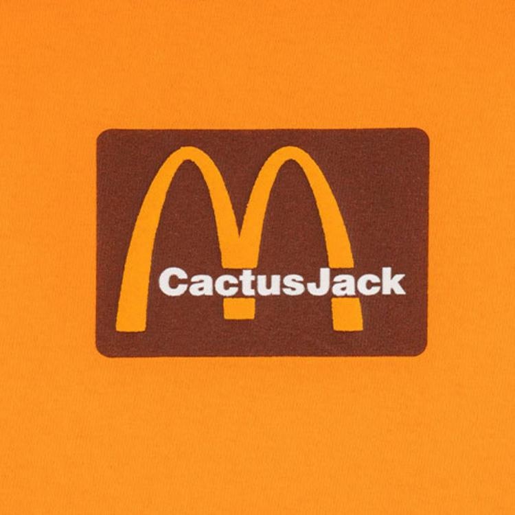 Travis Scott Cactus Jack x Mcdonald's Tee Yellow — фото 2