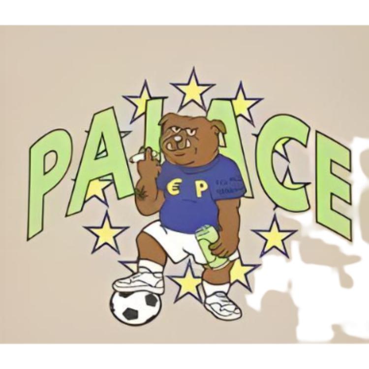 Palace FW21 Euro T-Shirt Mushroom LogoT — фото 4