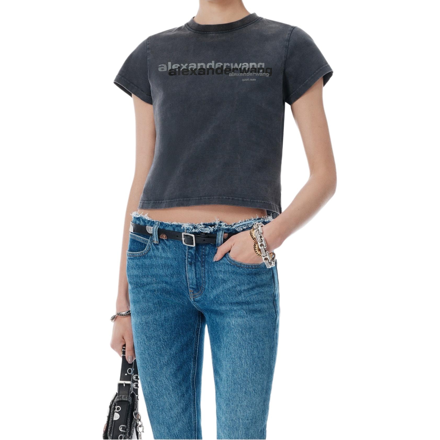 Alexander Wang SS25 Acid Wash T-Shirt — фото 1