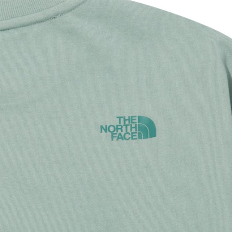 The North Face Logo Crewneck Sweatshirt Green — фото 3