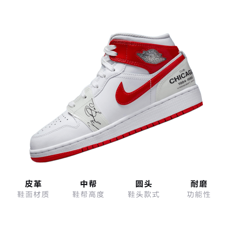 Jordan Air Jordan 1 Mid Rookie Season GS — фото 2