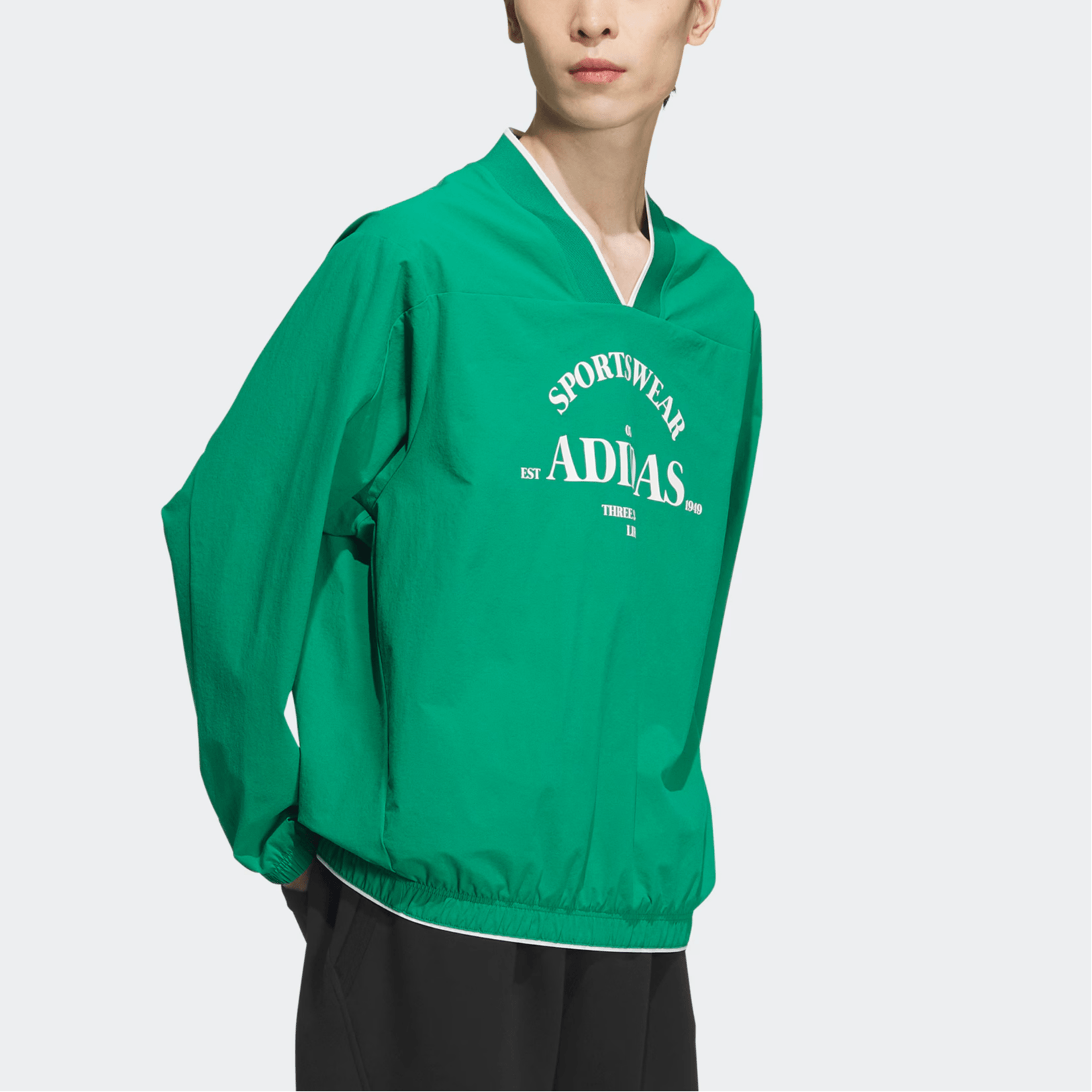 Adidas Verbiage Woven Sweatshirt V — фото 3