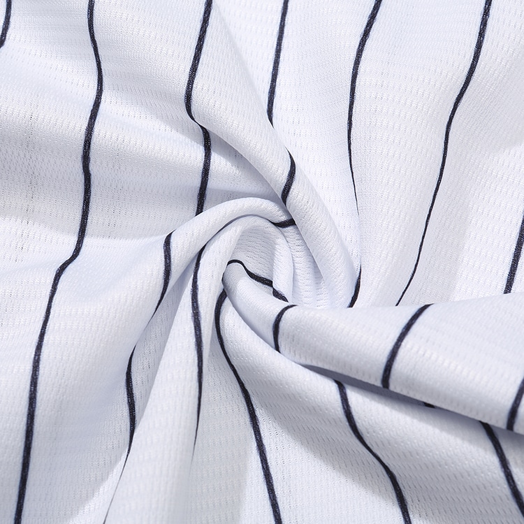 Nike New York Yankees Classic Stripe Black Label Shirt Kids Black White — фото 7