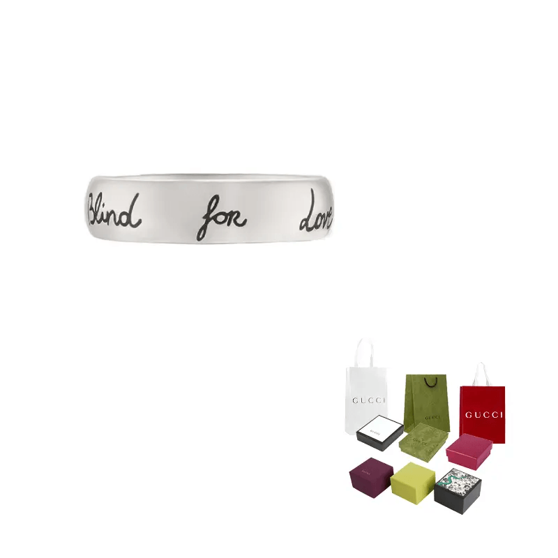 Gucci Blind For Love Silver Ring — фото 10