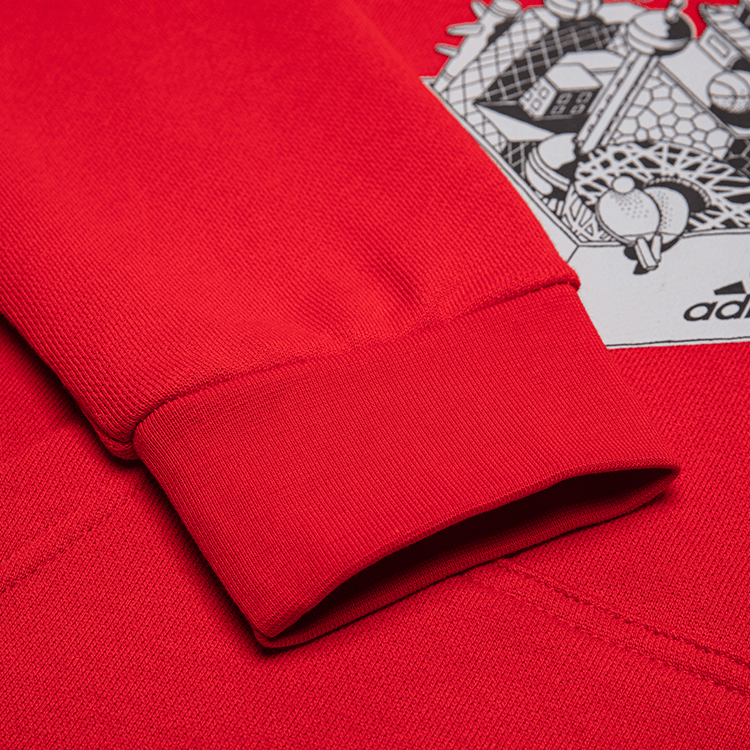 Adidas Hoodie Red — фото 3