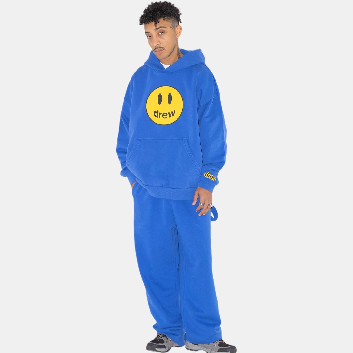 Drew House SS23 Mascot Oversized Hoodie - Mascot Royal Blue — фото 5