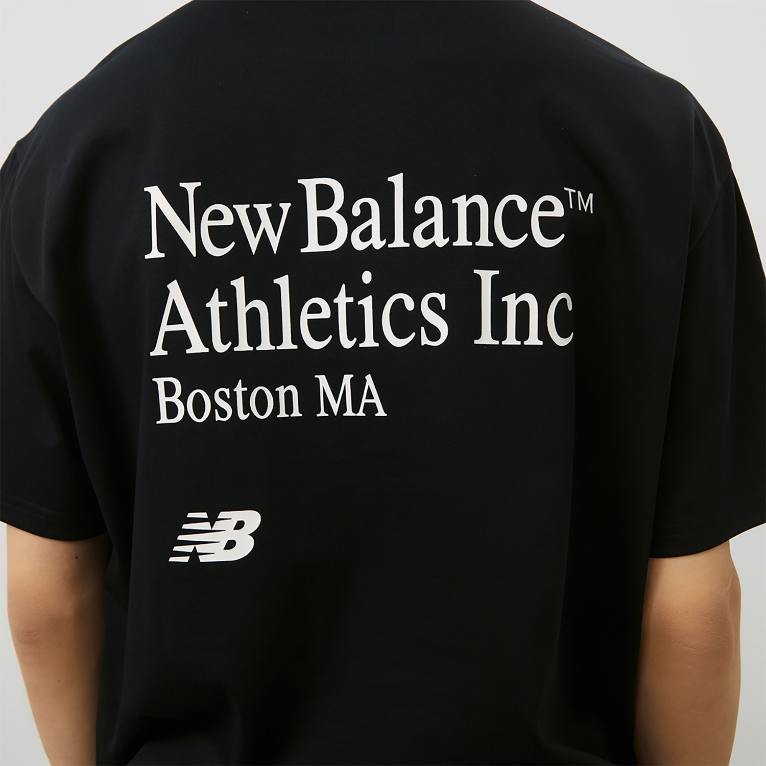 New Balance Logo Tee Black — фото 6