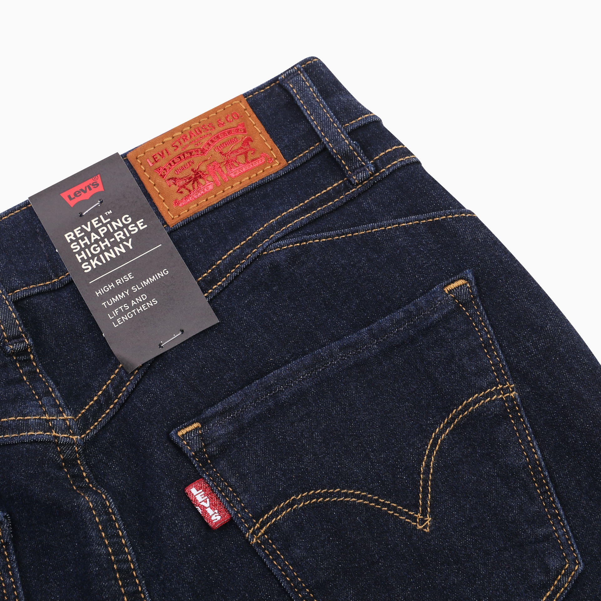 Levi’S Levis High Waist Skinny Jeans Dark Blue — фото 2