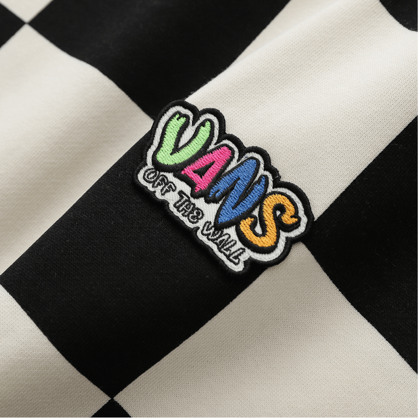 Vans Checkerboard Crewneck Sweatshirt Black — фото 4