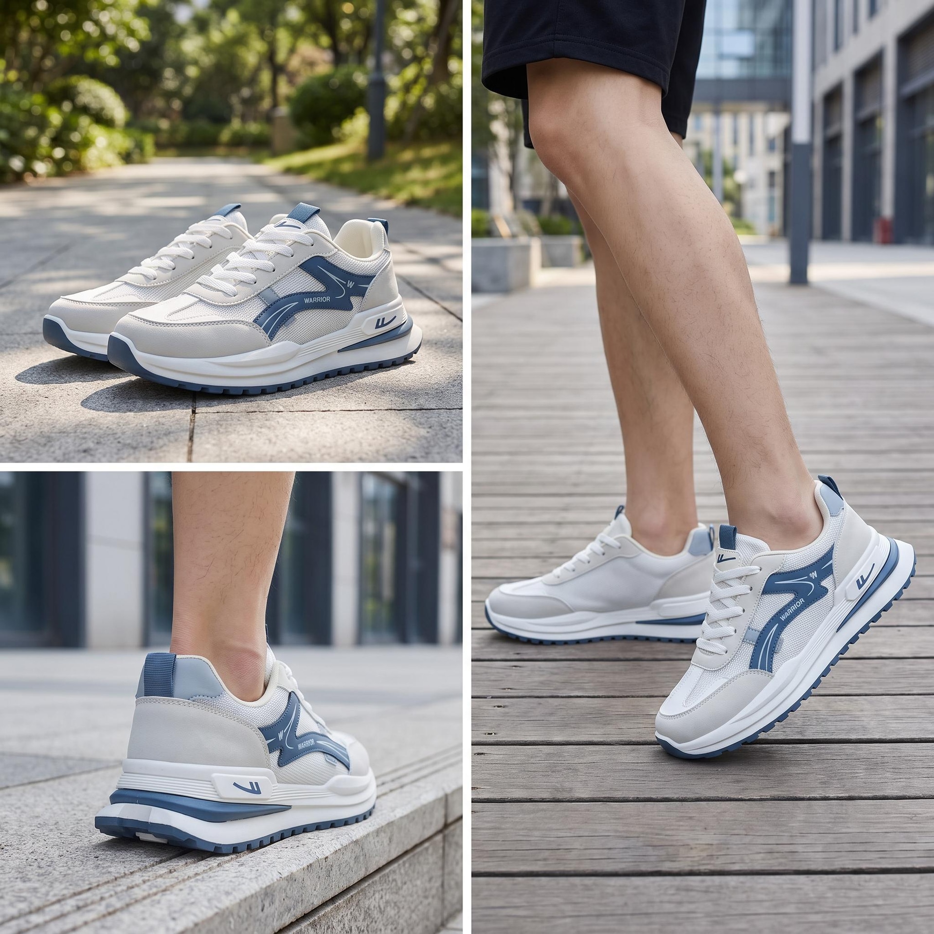 Warrior Low-Top Mist Blue — фото 1