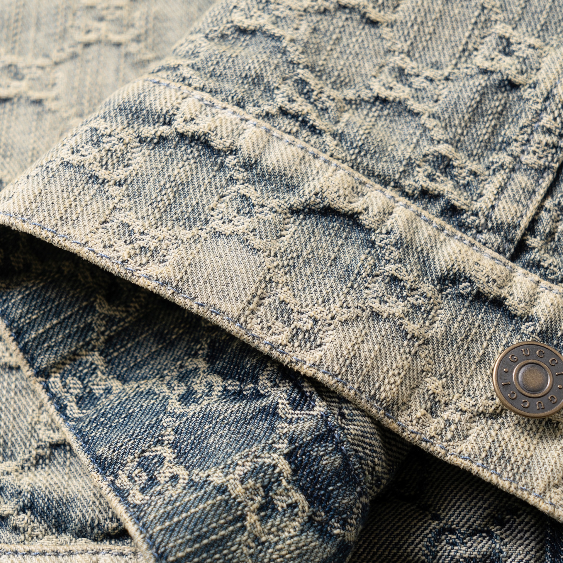 Gucci GG Jacquard Denim Jacket — фото 4
