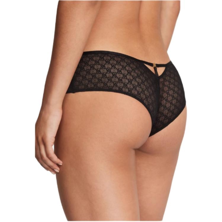 Victoria'S Secret ICON High Waist Lace Panty Black — фото 2