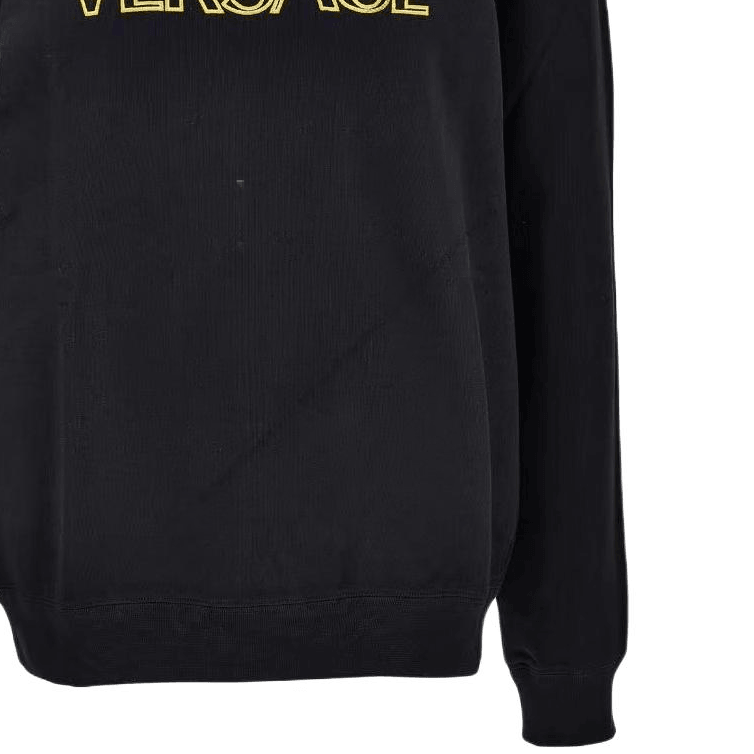 Versace Letter Print Pullover Sweatshirt — фото 4