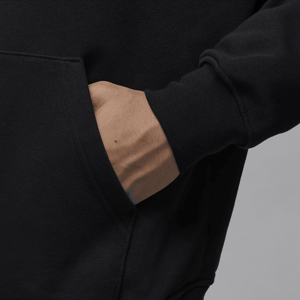 Jordan Essentials Hoodie Black White — фото 5