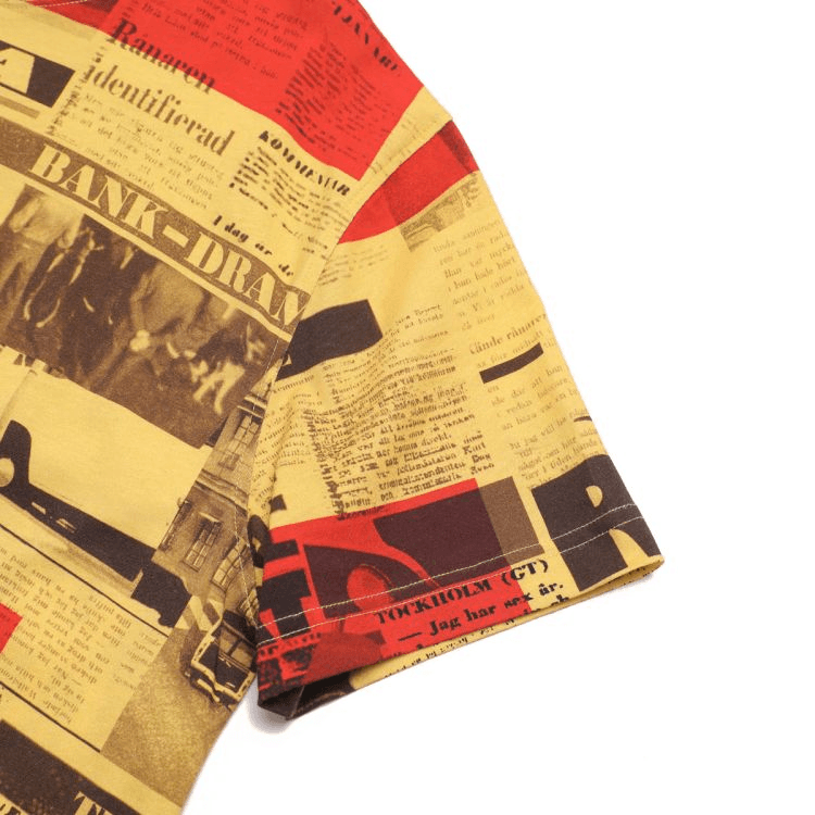Acne Studios Newspaper Print T-Shirt — фото 3