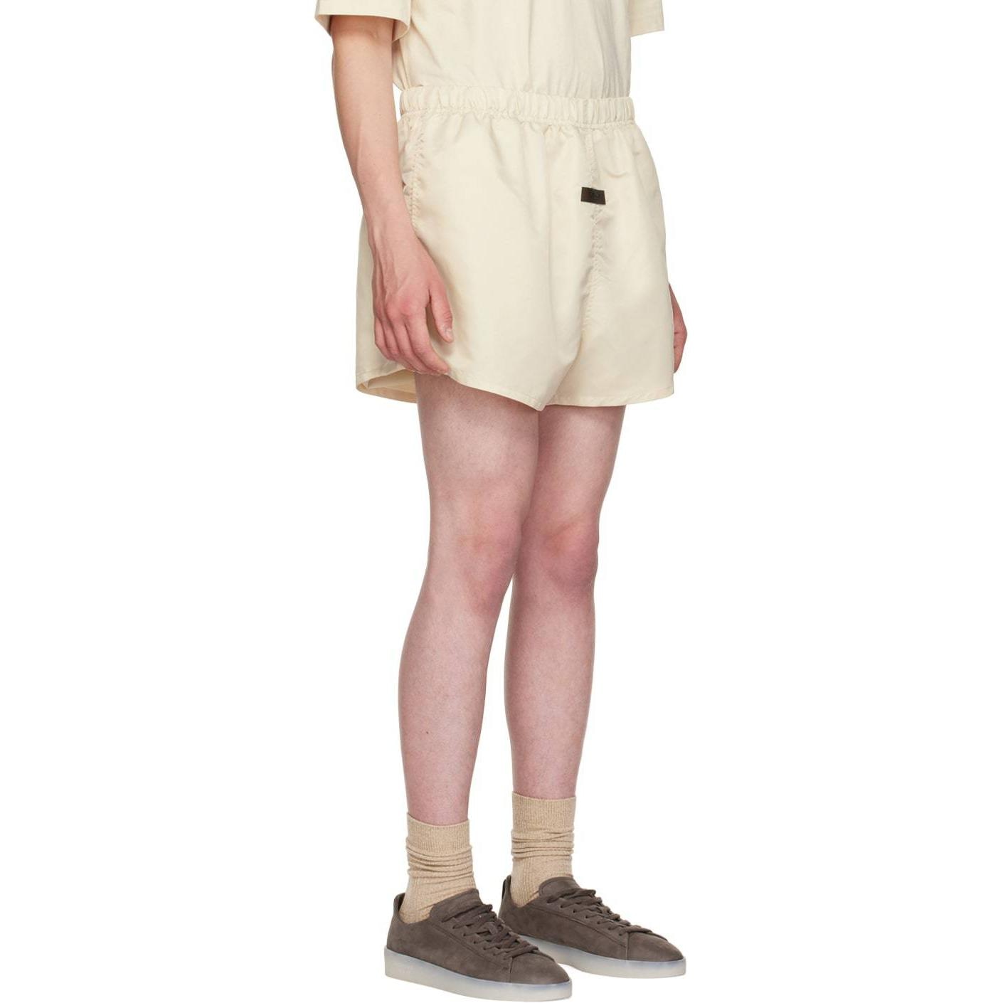 Fear Of God Essentials Nylon Running Shorts Eggshell — фото 6