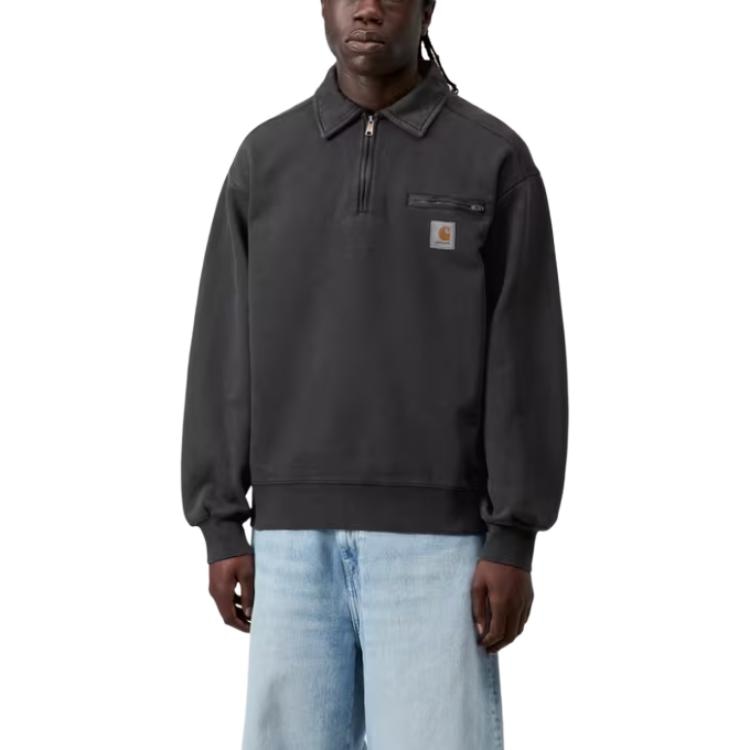 Carhartt WIP SS26 Half Zip Detroit Sweatshirt — фото 4