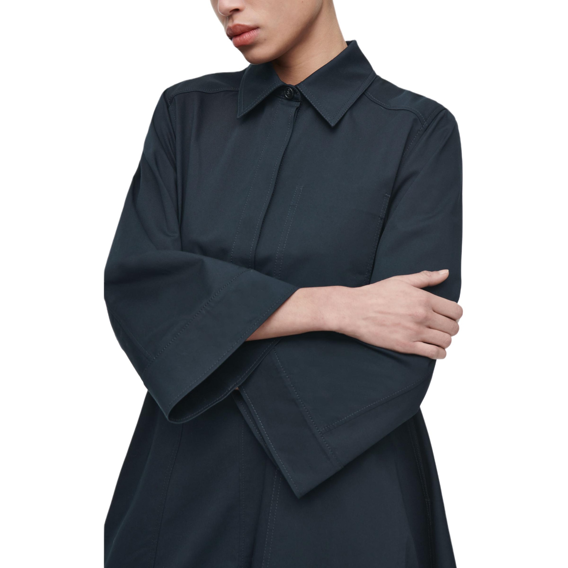 Cos A-Line Navy Dress — фото 1
