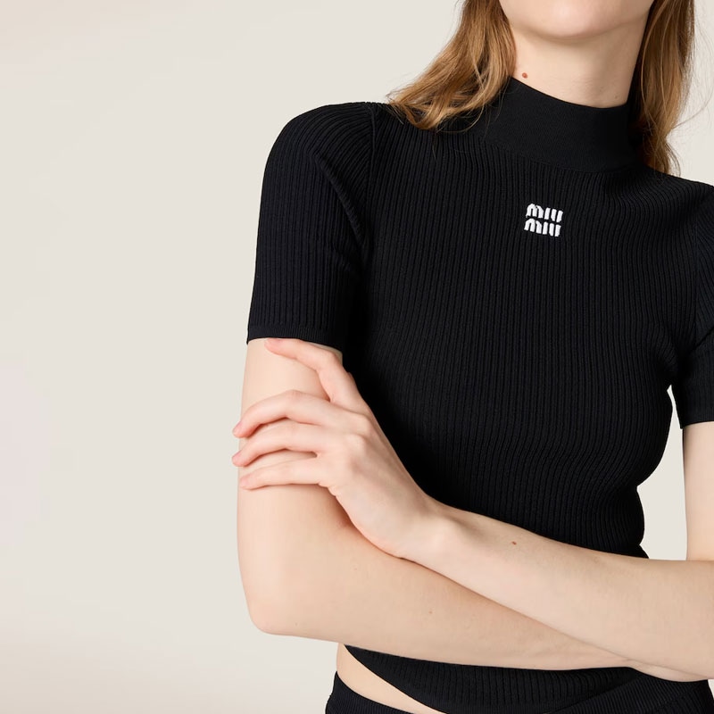 Miu Miu Топы (Арт. MMR440-15BR-F0002-S-OOO) — фото 2