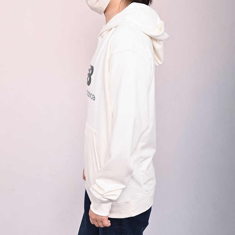 New Balance Hoodie White — фото 3